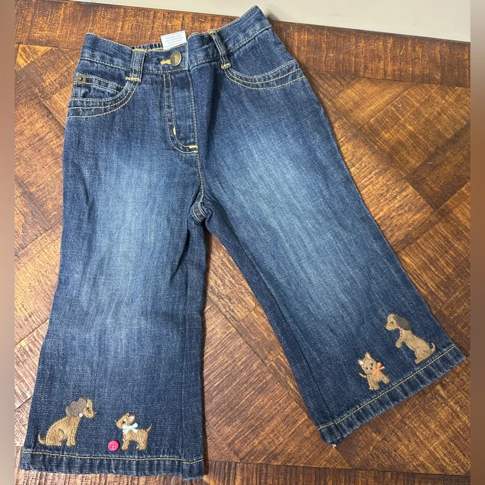 Gymboree 12-18 Month Puppy Dogs‎ Denim Jeans